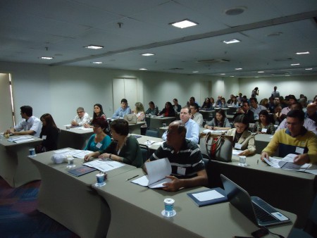 Foram um total de 58 participantes de vários órgãos públicos